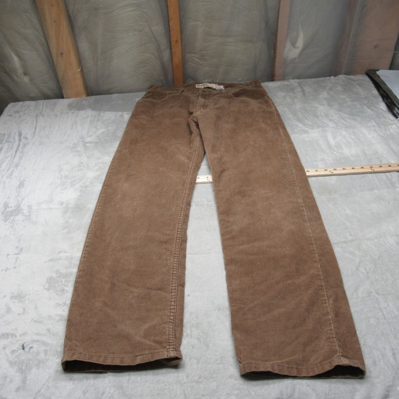 Levi's Other - Levis 559 Baggy Pants Mens 34x32 Brown Corduroy Relaxed Fit Straight‎ Leg VTG